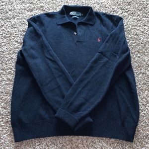 Vintage Polo R. L.  100% Lamb Wool Sweater - Large